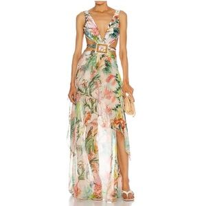 Tropical Patbo Cutout Dress in Size Small